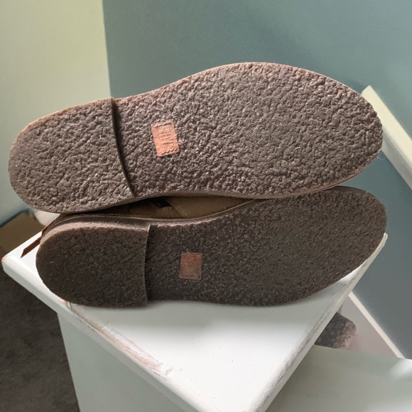 Frye Womens Sierra Whipstitch Suede Tan Boho Crepe Festival Bootie Size 8.5M - Picture 7 of 7